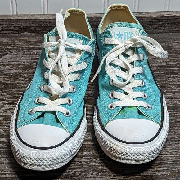 Converse Unisex Mint Green Classic Lace Up Sneaker Size Men's 6/Wos 8 - Picture 2 of 7